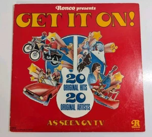 1974 Ronco Presents Get It On 20 Original Hits Vinyl LP Record Album - Picture 1 of 14