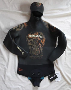 BEUCHAT ELITE 7mm SPEARFISHING FREEDIVING WETSUIT JACKET 5/XL - Picture 1 of 8