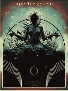 A Perfect Circle Poster 4/26 2024 Red Rocks Amphitheatre Dido Peshev Colorado - Picture 1 of 1