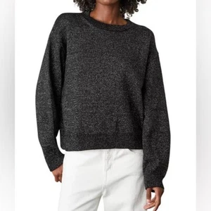 $198 NWOT Black Velvet by Graham & Spencer “Hallie”Metallic Sweater Sz Medium - Picture 1 of 8