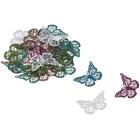 20pcs Stainless Steel Butterfly Filigree Charms  Earrings