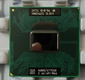Intel P8400 X9100 P8700 P8800 P9500 P9600 P9700 T9400 T9550 T9600 T9800 T9900CPU - Foto 1 di 12
