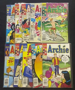 Archie Comics Archie 10 Stück aus #392-419! Top Zustand! KOSTENLOSER Versand! - Bild 1 von 9