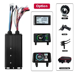 Controlador sin escobillas de onda cuadrada para bicicleta eléctrica 48V 72V 80A con kits de pantalla LCD ACUS - Imagen 1 de 19