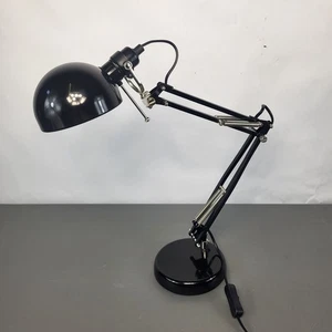 IKEA Forsa Schreibtischlampe Arbeitstischleuchte Armhöhe verstellbar schwarz Lesewinkel - Bild 1 von 23