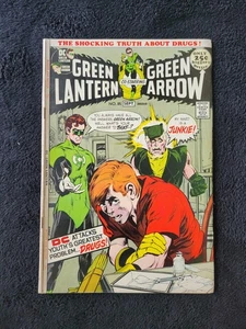 Green Lantern #85 FN/VF Drogenausgabe Teil #1 DC Comics 1971 Neal Adams Schlüssel - Bild 1 von 10