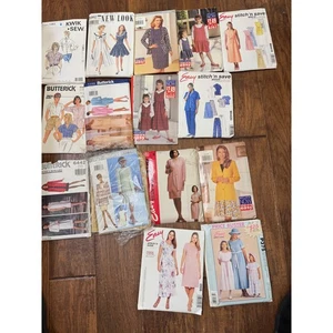 Butterick Kwik Sew New Look Easy Simplicity Sewing Patterns Assorted Styles Lot - Picture 1 of 3