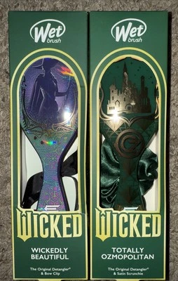 Lot Of 2! Wet Brush Wicked Detangler, Bow Clip & Scrunchie Beautiful Ozmopolitan - Image 1 of 4