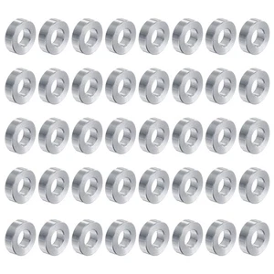 40Set Aluminum Spacer 5mm Bore x 10mm OD x 3mm Length Screw Standoff Bushing - Foto 1 di 6