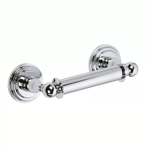 Ginger Designer Double Post Toilet Paper Holder Polished Nickel - Picture 1 of 4