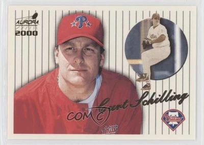 2000 Pacific Aurora Pinstripes Curt Schilling #112 - Image 1 of 2