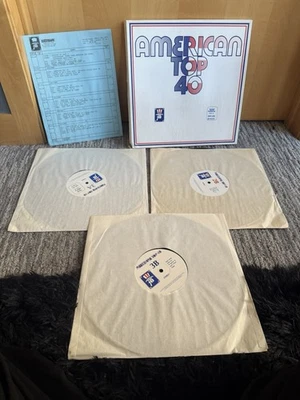 1977 American Top 40 Casey Kasem Program 772-3 Vinyl Record 4/16/77 - Image 1 of 4