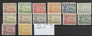 Nauru @ 1924 SG 26-39A FIRST SET MNH/MVLH @ Nice Priced @au.585 - Picture 1 of 1