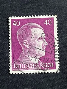 Briefmarken deutsches reich 1933 - 1945 Adolf Hitler 40 Pfennig - Bild 1 von 2