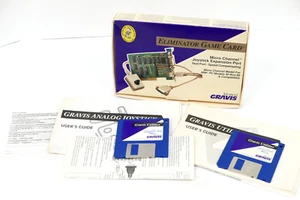 Tarjeta de juego Gravis Eliminator, discos, manuales, EMBALAJE COMPLETO SOLAMENTE sin tarjeta - Imagen 1 de 5