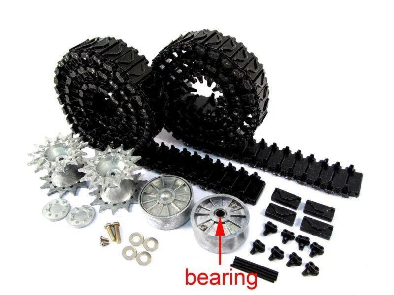 MT151 Mato 1/16 German Sherman T74 Metal Tracks Wheels (HengLong Sherman Tank) - Image 1 of 1