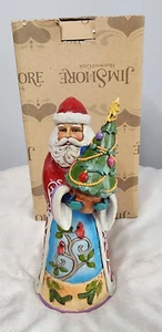 2012 Jim Shore Santa Christmas Figurine 4027763 Tis The Season To Celebrate 7" - Picture 1 of 11