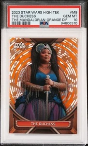 The Duchess Lizzo 2023 Topps Star Wars Hi Tek Orange Diffractor /25 PSA 10 - Picture 1 of 2