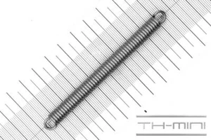 Zug-Feder 1,5mm Haken Öse 8x90,5mm 12,2kg Spiral Edel-stahl rostfrei Metall - Picture 1 of 1