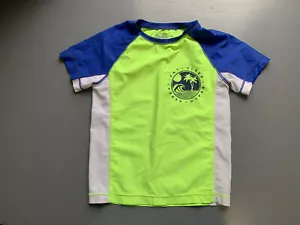 Oshkosh Boy’s Eat Sleep Beach Rash Guard Swim Shirt size 4/5 - Picture 1 of 3