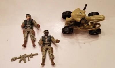 Chap Mei Soldiers Force Army bicicleta militar/figura veículo rifle vintage 2008  - Imagem 1 de 4