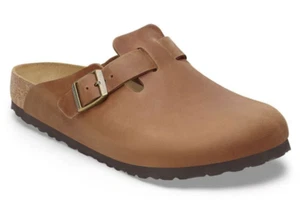 BIRKENSTOCK 25S/S Boston Cognac Unisex Slipper Casual Sandal [260~285mm] 1028310 - Picture 1 of 6