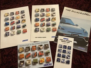 Fiat Barchetta Brochure Pack 1997 - UK issue, 5 items - Range & Price List - Picture 1 of 3