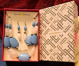 Vtg Jaclyn Smith Necklace & Matching Pierced Earring NIB - Picture 1 of 1