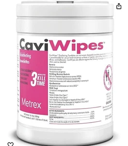 Metrex 13-1150 CaviWipes XL Disinfecting Towelettes XLarge 9" x 12" 66 Can - Picture 1 of 1
