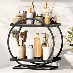2-Tier Makeup Organizer for Vanity - Bathroom Countertop Skincare Organizer - Picture 1 of 9