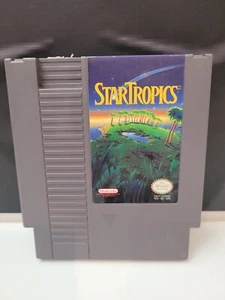 Star Tropics (Nintendo NES, 1990) authentic, game cart only, tested/works - Picture 1 of 4