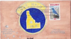 SCOTT 2439 IDAHO BEN KRAFT HAND PAINTED FIRST DAY COVER FDC * OFFERS - Picture 1 of 1