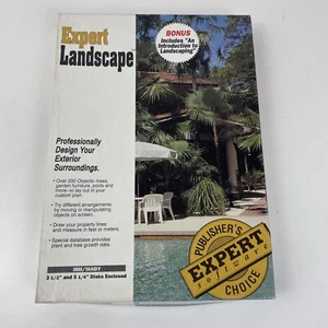 Expert Landscape VINTAGE Software DOS Design 3.5" & 5.25" Disk Boxed - Picture 1 of 3