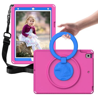 Funda con soporte a prueba de golpes para iPad 7º 8º 9º 10º 11º Gen A16 con protector de pantalla Foto 1 de 4