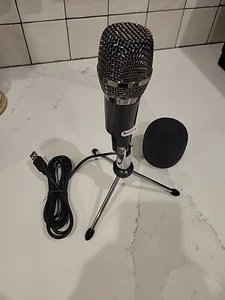 Fifine Wired USB Cable Black Omni Directional Microphone - Picture 1 of 3