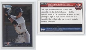 2010 Bowman Chrome USA Stars Michael Lorenzen #USA-8