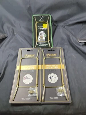 Juego de 3 colgadores de exhibición de placas Tripar (placas de 2 - 10" - 14" y 1- 7,5"-9,5") Foto 1 de 4