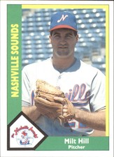 1990 Nashville Sounds CMC #1 Milt Hill