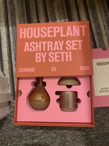 Brand New Houseplant by Seth Rogan Ceramic Ashtray Set Rust ONLY ONES IN UK - Picture 1 of 7