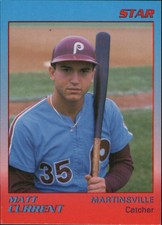 1989 Martinsville Phillies Star #9 Matt Current