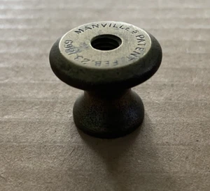 Vintage MANVILLE PATENT FEB 23 1969 Brass Knob Fluter - Picture 1 of 5