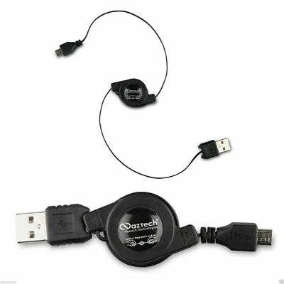 全新 Naztech 可伸缩微型 USB 数据和充电线 # 10740 — 第 1/4 张图片