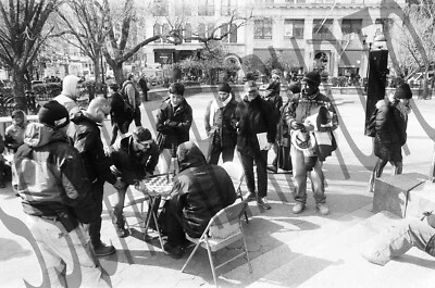 Impresión fotográfica original en blanco y negro sobre lienzo; Union Sq., 2021; Nueva York; sin marcas de agua Foto 1 de 2