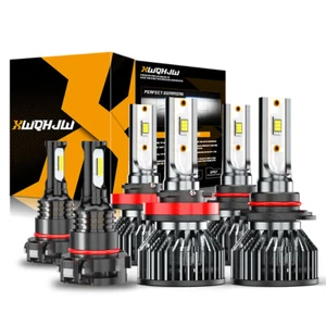 For 2007-2014 Chevy Suburban Tahoe 6000K LED Headlights + Fog Light Bulbs Kits - Picture 1 of 8