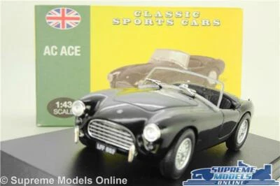 AC ACE MODEL CAR BLACK OPEN TOP 1:43 SCALE IXO ATLAS CLASSIC SPORTS K8 - Image 1 of 4