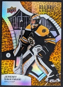 Jeremy Swayman 2021-22 Upper Deck Allure Leopard Rookie #146 - Boston Bruins