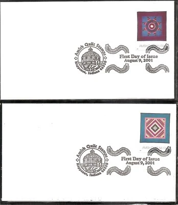 US SC # 3524-3527 The Amish Quilt FDC. Ready For Cachet - Image 1 of 2