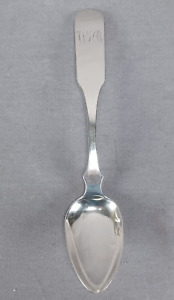 Christopher Wynn Baltimore Monogrammed WHM Coin Silver Spoon C. 1822-1883