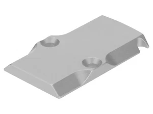 NDZ Glock 17 19 23 26 34 Gen 1-5 Aluminum RMR Cover Plate Engraved Silver - Picture 1 of 130