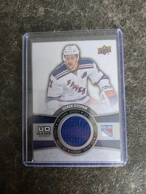2015-16 Upper Deck Series 2 UD Game Jersey Derek Stepan Card# DJ-DS - Image 1 of 2